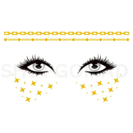 Glitter Freckles Face Temporary Waterproof Tattoo By ShopGomad