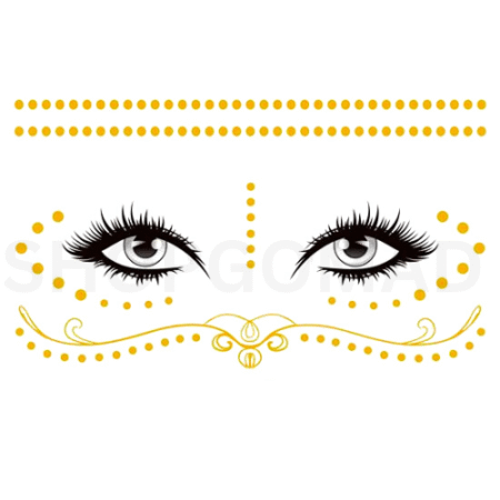 Glitter Freckles Face Temporary Waterproof Tattoo By ShopGomad