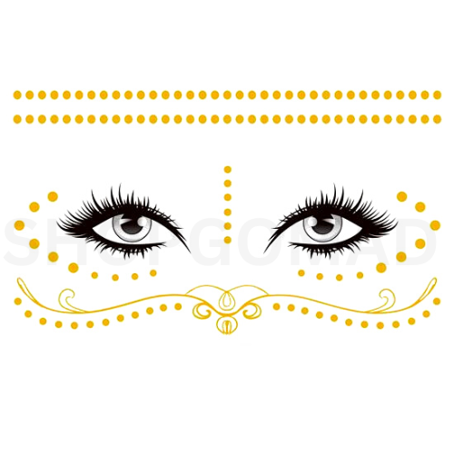Glitter Freckles Face Temporary Waterproof Tattoo By ShopGomad