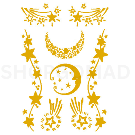 Glitter Freckles Face Temporary Waterproof Tattoo By ShopGomad