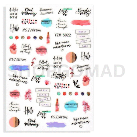 Nail Decal Sticker By ShopGomad