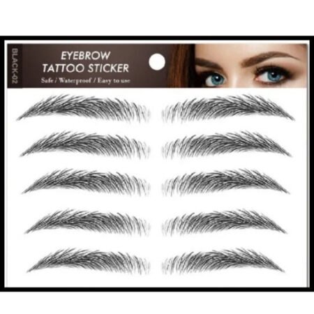 5 Eyebrow D9 Temporary Tattoo By ShopGomad