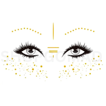 Glitter Freckles Face Temporary Waterproof Tattoo By ShopGomad