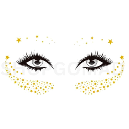 Glitter Freckles Face Temporary Waterproof Tattoo By ShopGomad