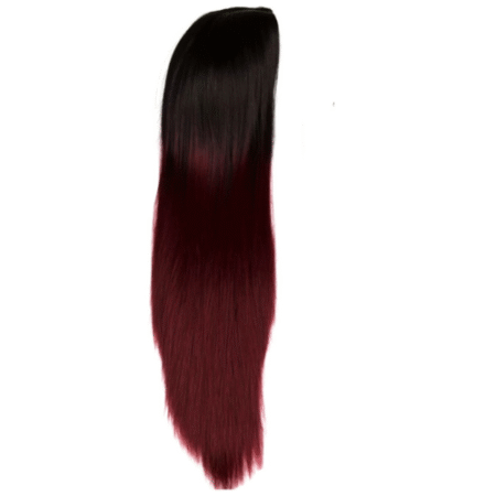 Long  Hair Ombre Burgandy Wig By ShopGomad