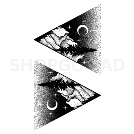 Dawn And Dusk Temporary Tattoo By ShopGomad