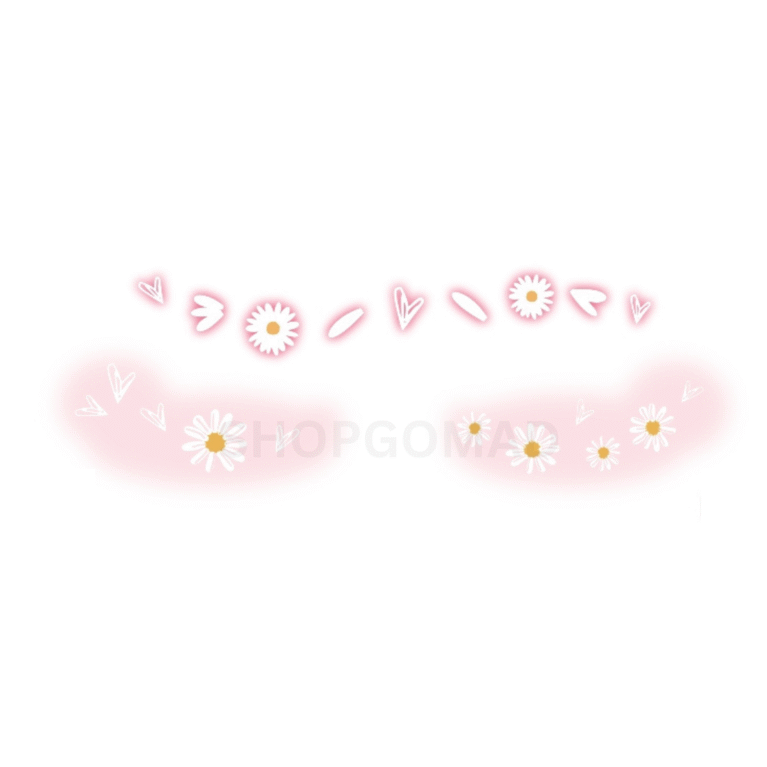 Daisy On Pink Temporary Tattoo By ShopGomad