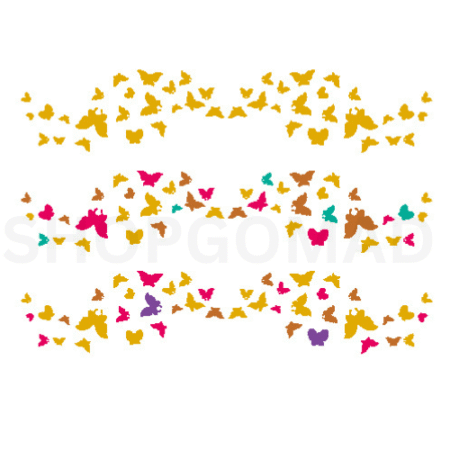 Butterfly Glitter Freckles Face Temporary Waterproof Tattoo By ShopGomad