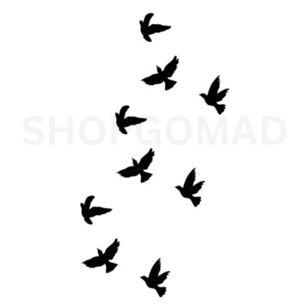 Flock Temporary Tattoo By ShopGomad