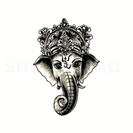 Ganpati Bappa Morya Ganesh Ji temporary Tattoo