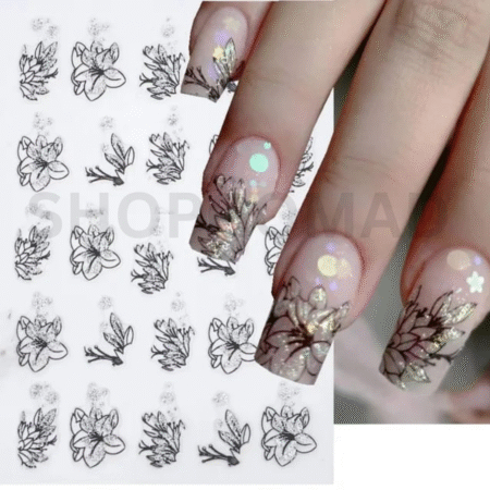 Glitters Nail Decal Sticker By ShopGomad