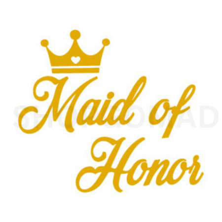 Maid for Honor Temporary Tattoo By ShopGomad