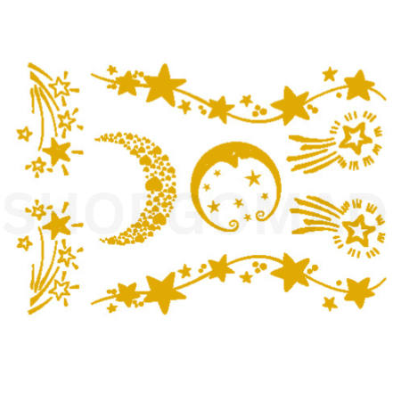 Glitter Freckles Face Temporary Waterproof Tattoo By ShopGomad ( 8 tattoos in 1 sheet )