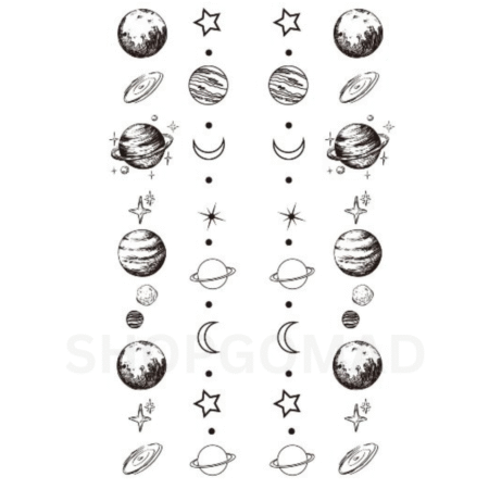 Star System Temporary Tattoo By ShopGomad