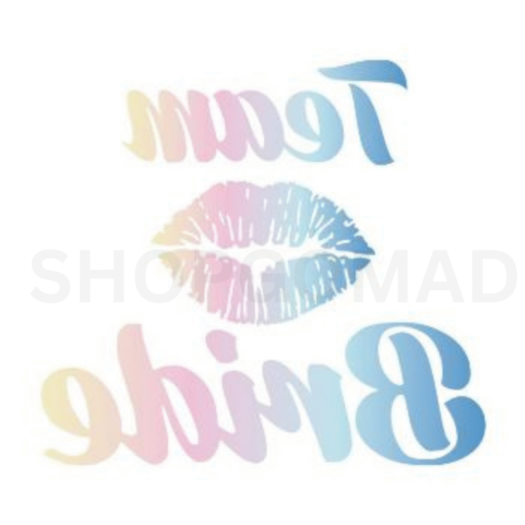 Team Bride Temporary Tattoo By ShopGomad