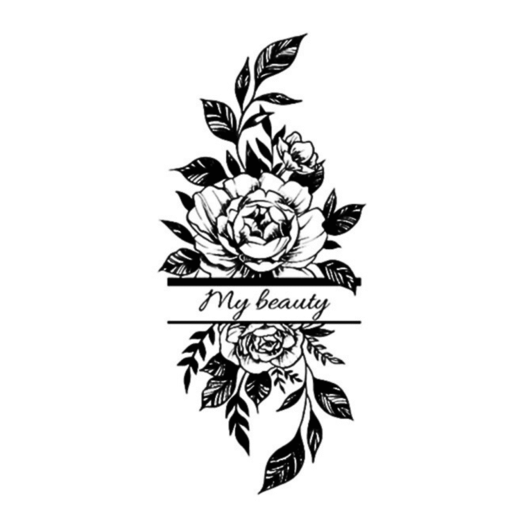 Beauty With Pain Semi Permanent Ink Tattoo By ShopGomad